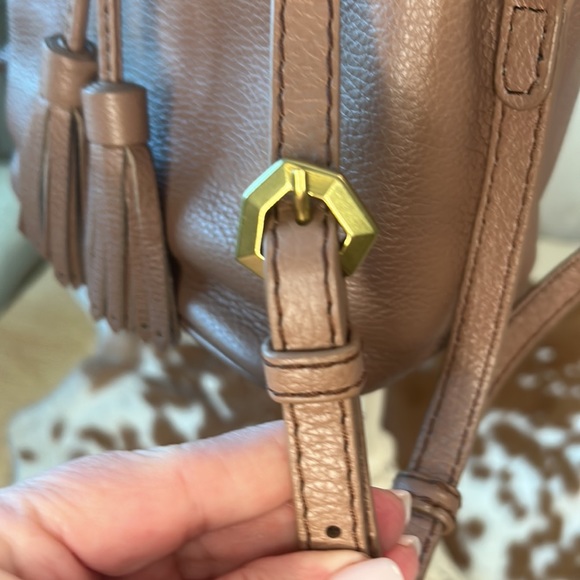 Roan Leather Bucket Purse - Picture 11 of 12